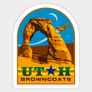 Utah Browncoat Arches Sticker